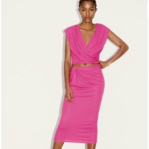 ZARA TWO PIECE SET - TOP + SKIRT